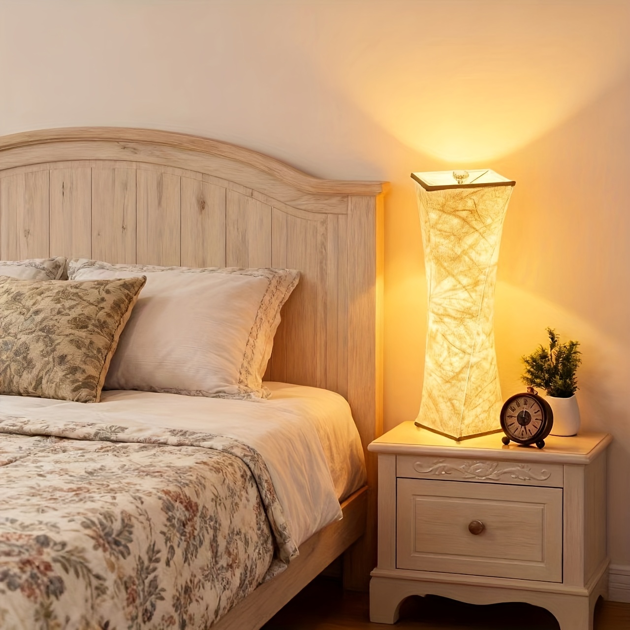 TEMU Set Of 2 Table Lamps, 3 Way Dimmable Bedside Lamps With Fabric Shades, Modern Desk Lamp Perfect For Bedroom, Living Room, Study Room