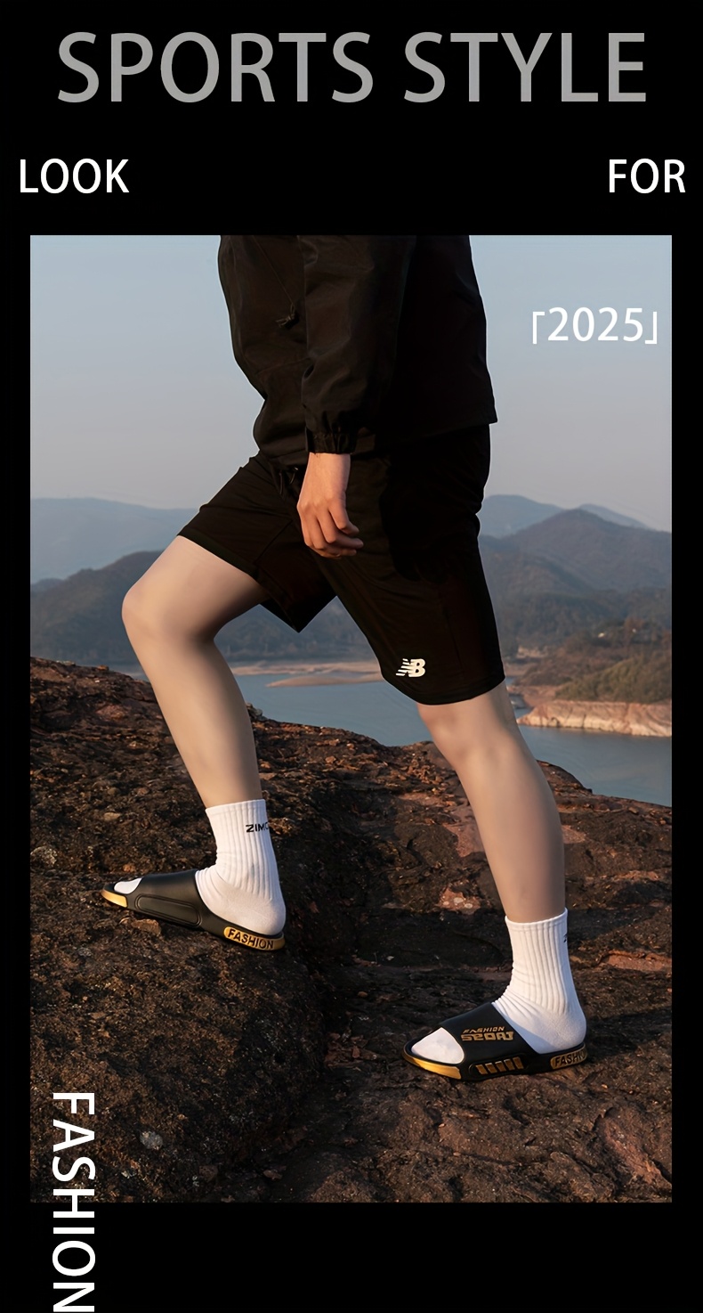 A Pair of Unisex Fashion Sports Slippers - EVA Material, Lightweight, Non-Slip, Shock Absorbing, Durable Sandals for Indoor & Outdoor Wear, Ideal for Hiking And Casual Ussuitable for Men & Women