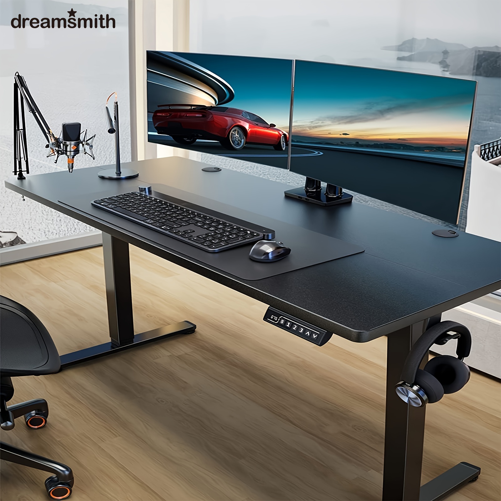 

Dreamsmith 63x28 Inch Electric - Height Adjustable, Gaming And Work, Office And Home Use, Electric , Ergonomic