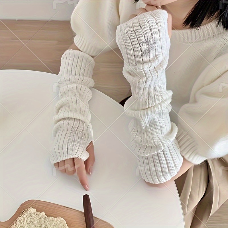 

Cute, Warm, And Stylish Arm Sleeves For , Featuring Fingerless Gloves And A Cool .