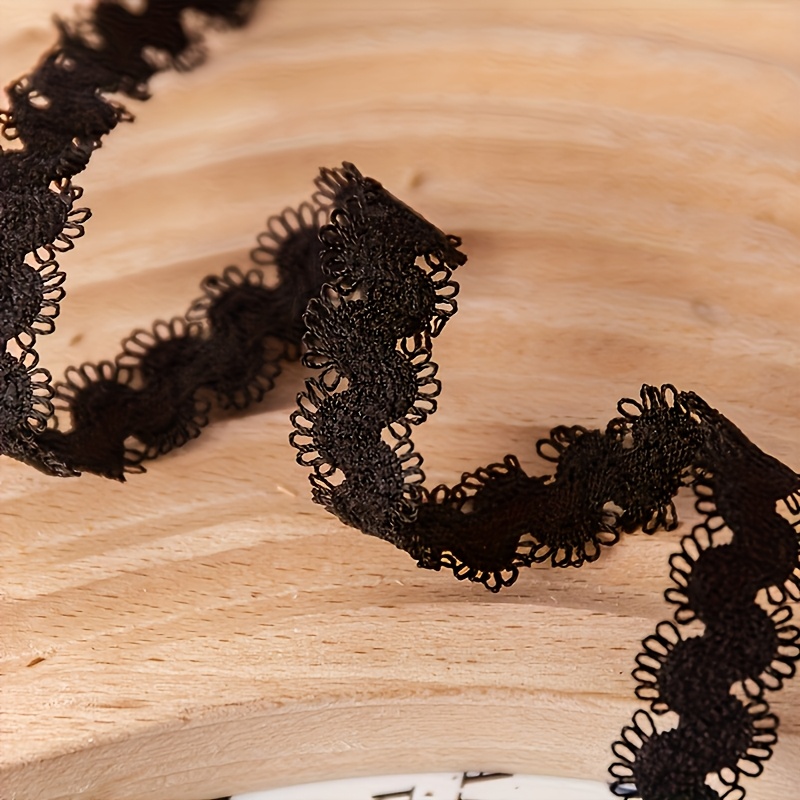 TEMU 3 Yardas de Encaje Elástico de Nylon para Coser Ropa, Banda Elástica de Encaje
