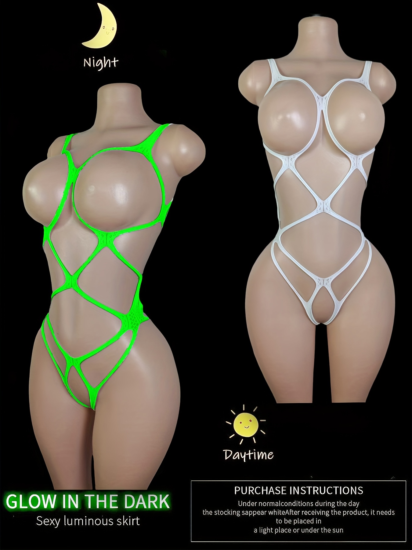 lingerie glow in dark womens onesies onesies - Temu