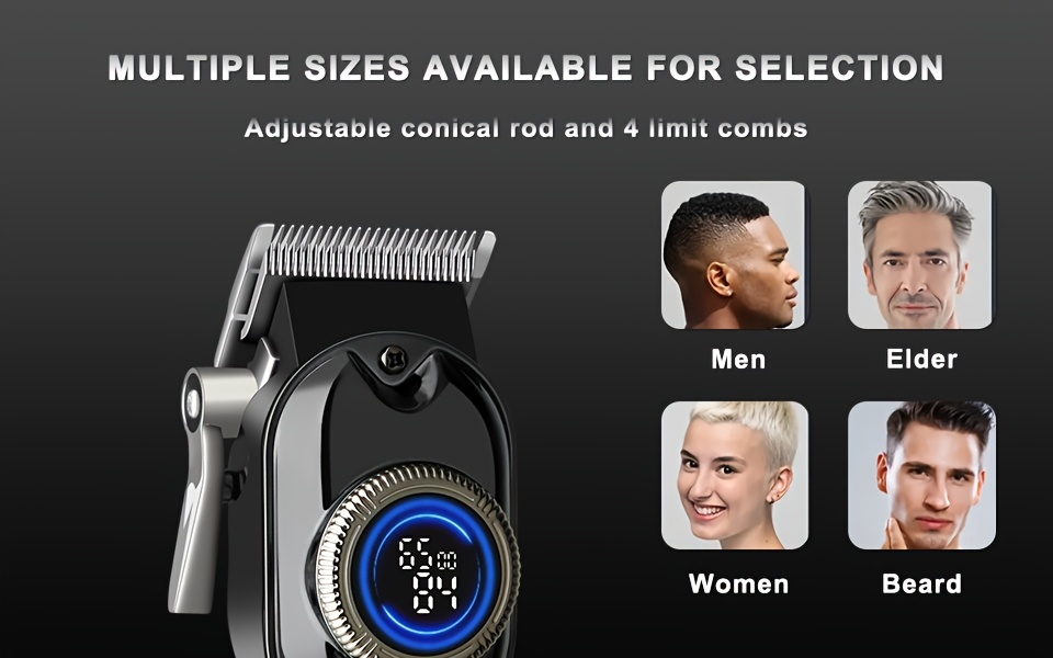 LQT 1pc/2pcs/3Ppcs Electric Hair Clipper Set/Designed for Men/Unique Graffiti Style/Men'S Grooming Set/Beard Trimmer And Shaver/Portable Home Haircutting Tool/Men'S Gift/Father'S Day/Birthday Gift/Christmas Gift, Hair Clipper For Men