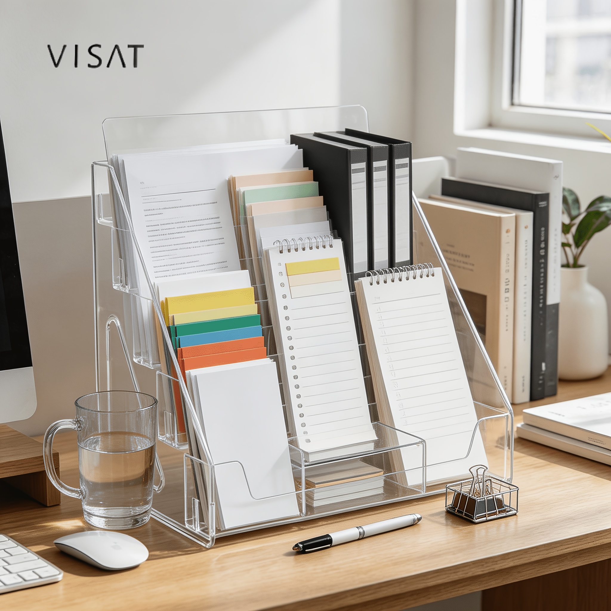 TEMU New 2026 Acrylic Display Rack With 3/5 Layers, And Space Saving Design For Makeup, Jewelry And Small Items, Ideal For Retail Counters, Home