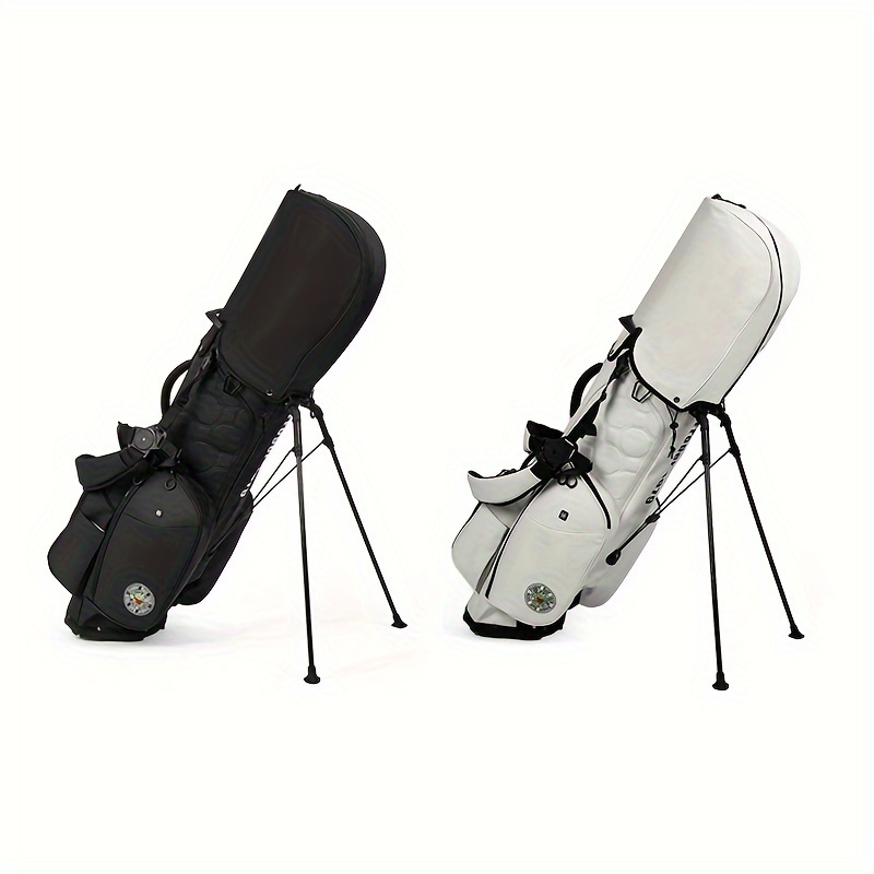 14 way adjustable double straps golf stand bag pu lightweight multi   club bag magnetic pocket 4   pockets Product details 7
