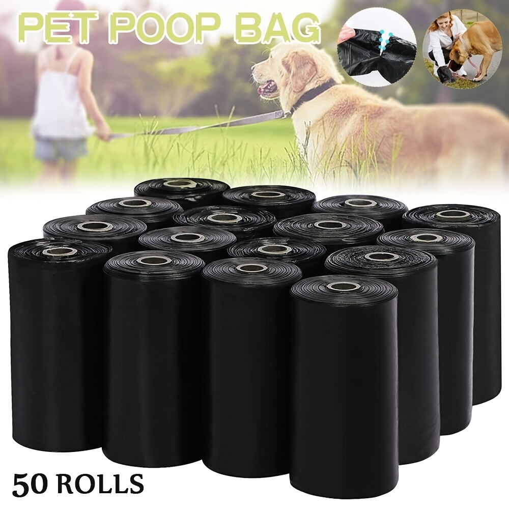 

50 Bags Of Dog Poop Bags, Leak-proof And Tear-resistant, Comfortable For Outdoor Use, Plastic Dog Poop Bags, Equipped With A Dispenser.