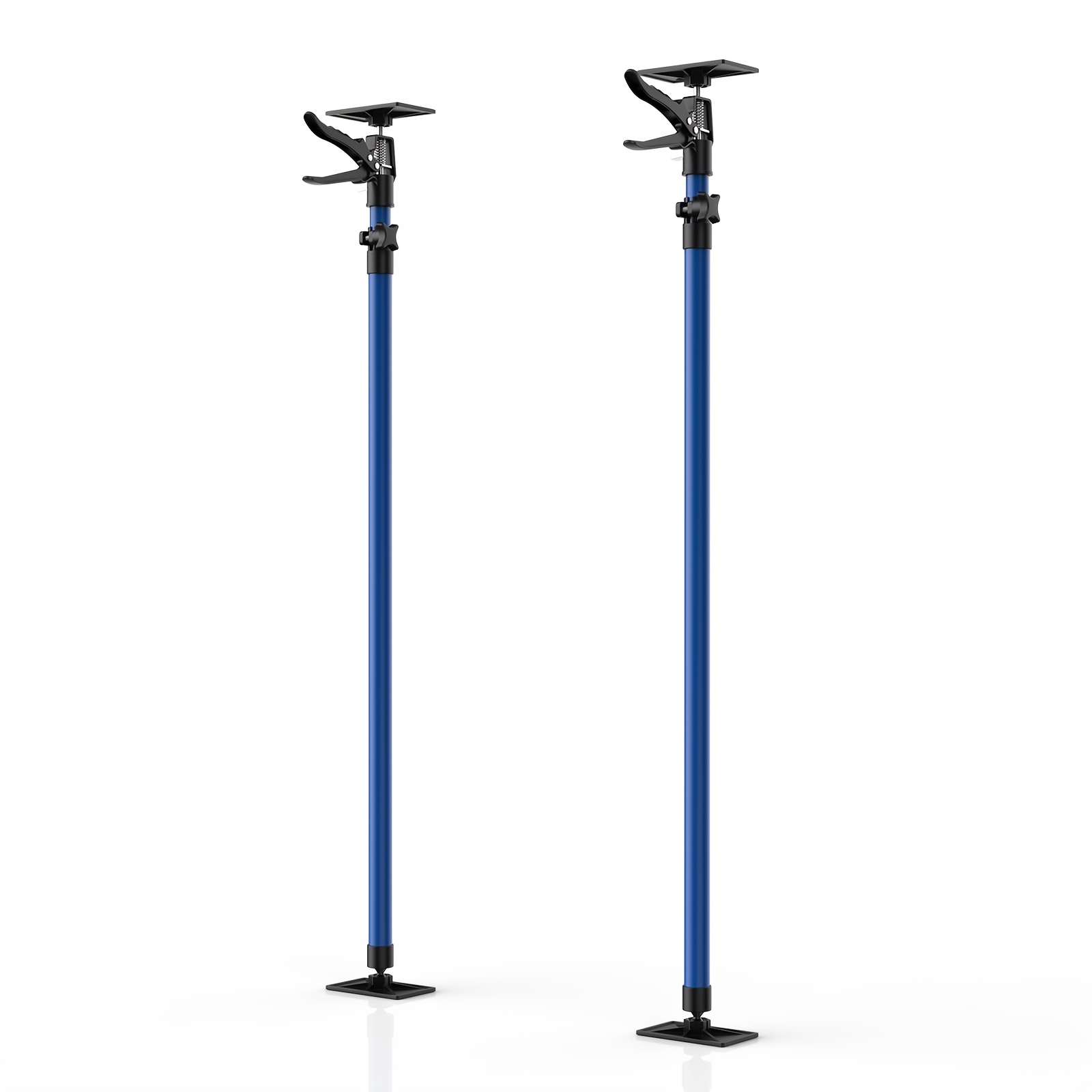 TEMU 2pcs 11.8in-114in Professional Heavy-duty Adjustable Support Rods Tools | Features Telescopic Design, Sturdy Base, Ergonomic Handle And ,