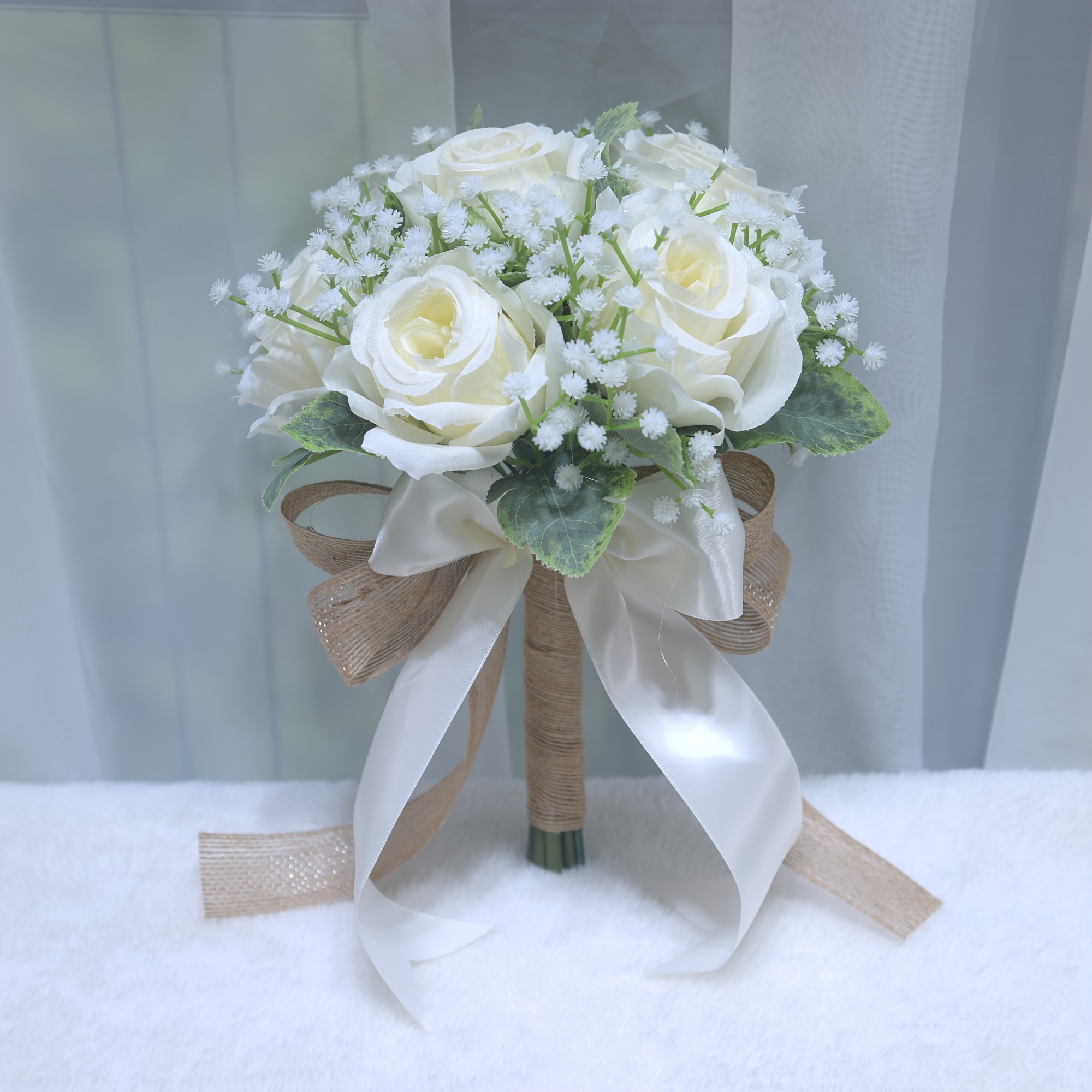 artificial rose hand toss wedding photography bridal engagement