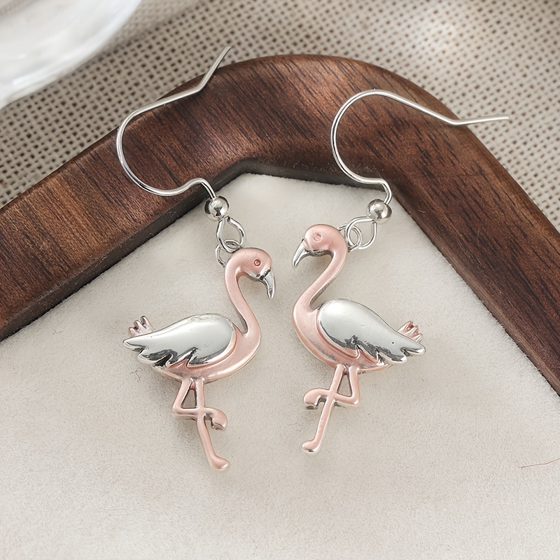 TEMU A Pair Of Cute Fashionable Bird Animal Earrings With 2 Suitable For Women' Wear Earrings