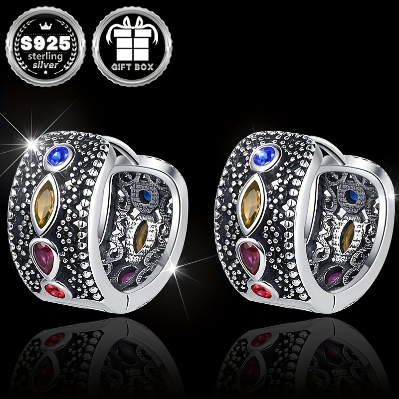 2pcs Women's Classic Retro Geometric Earrings