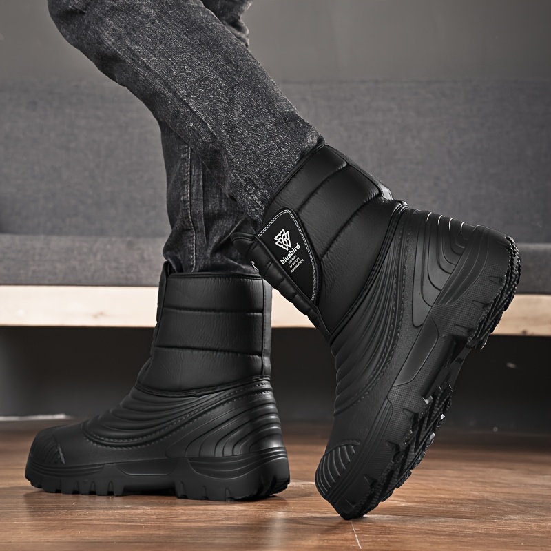 mens large size winter snow boots heavy duty high quality Temu
