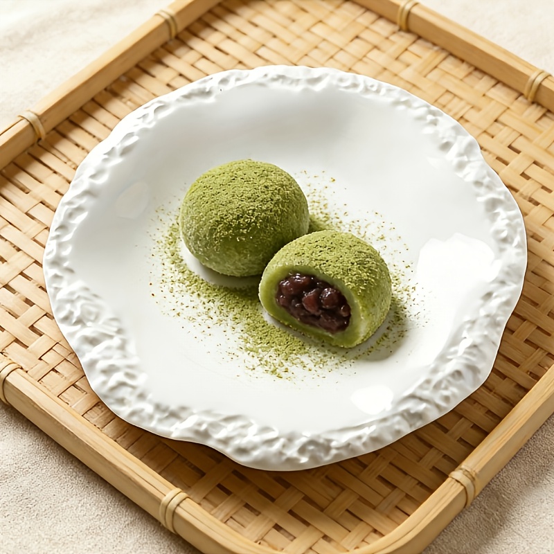 1pc of Shallow Plate with Rock Texture (30.48/25.4/20.32 cm) - Contemporary Minimalist Ceramic Dishware Featuring Rustic Edges for Dining at for home And in Hotels