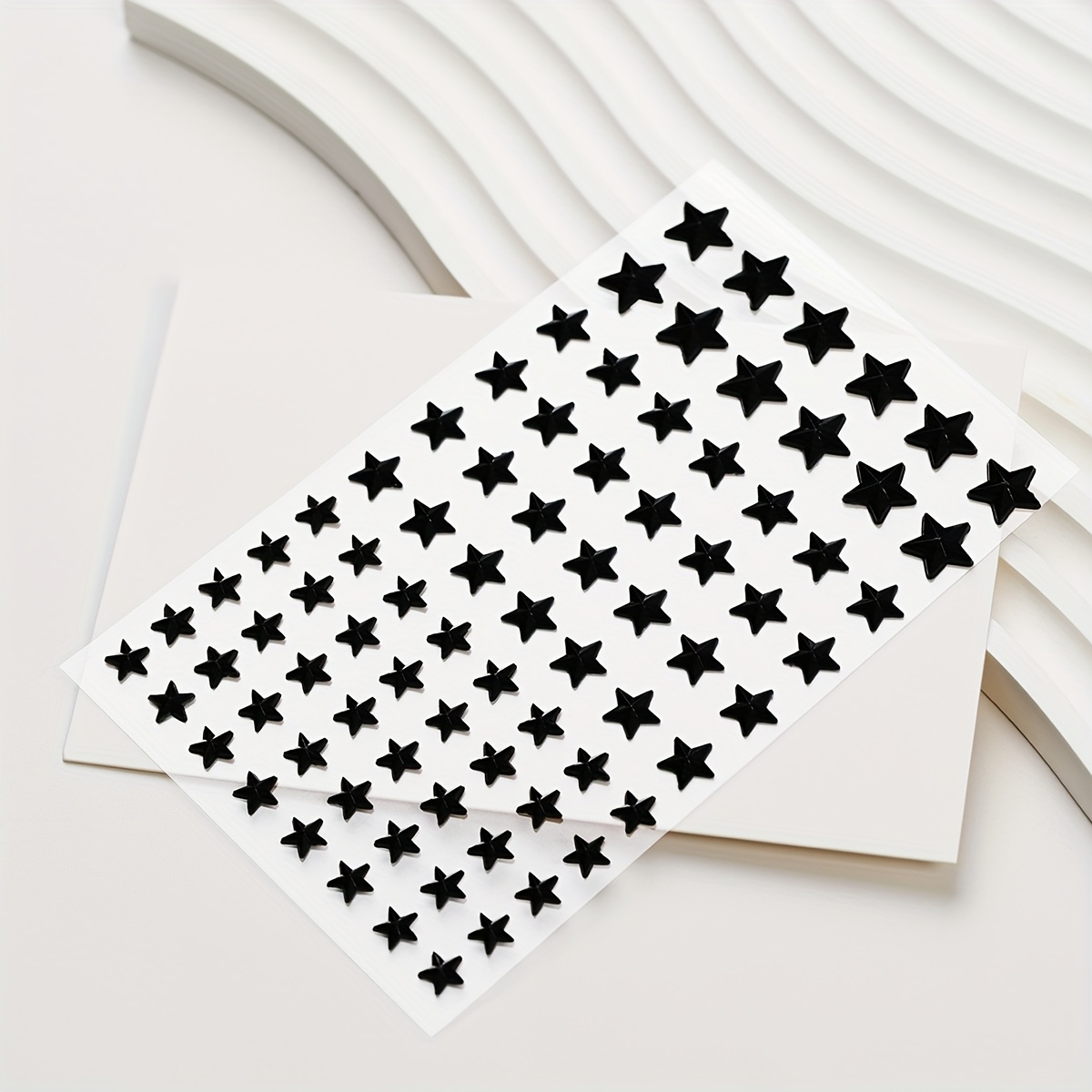 TEMU de Viento de Múltiples Tamaño Y2K Negro 3D Simulado con Diamantes de para Mujer, Decoración Facial , para Regalos Festivos, de Festival de , .
