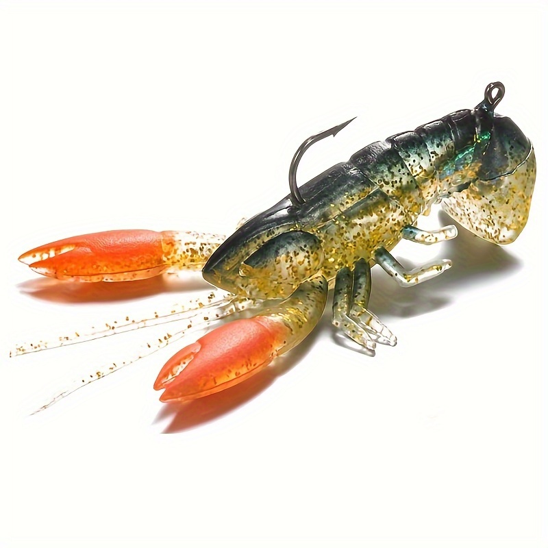 1pc Bionic Crayfish Bait, Artificial Soft Lure, Fishing Accessory