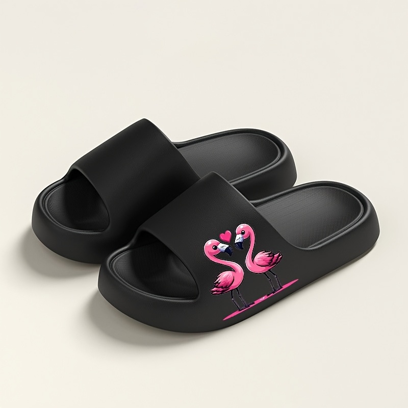 Zapatillas elegantes de flamingo rosa para Material de EVA, lavable a  comodidad para perfectas para el - Main Image