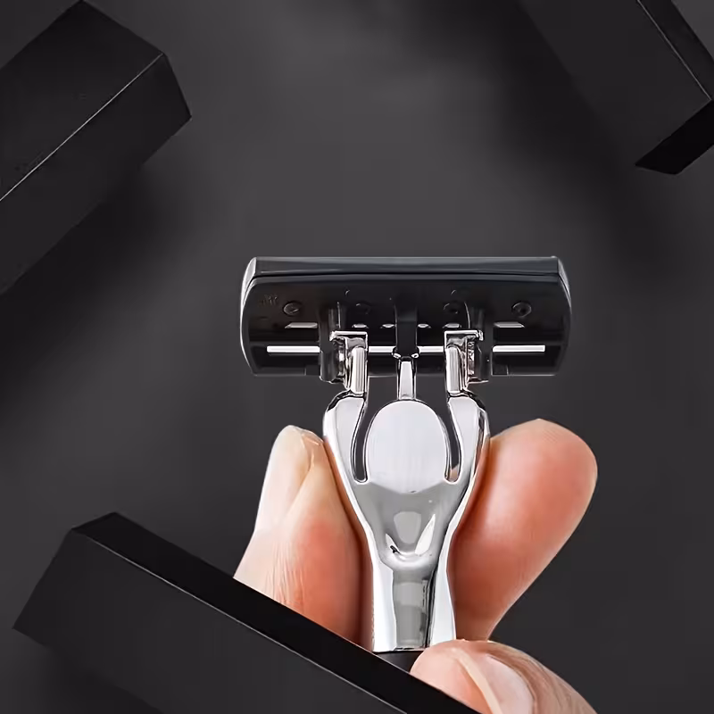 a double orange with 18 24 30 six layer a mens six layer stainless steel razor a safe shaving and hair removal grooming supplies details 2