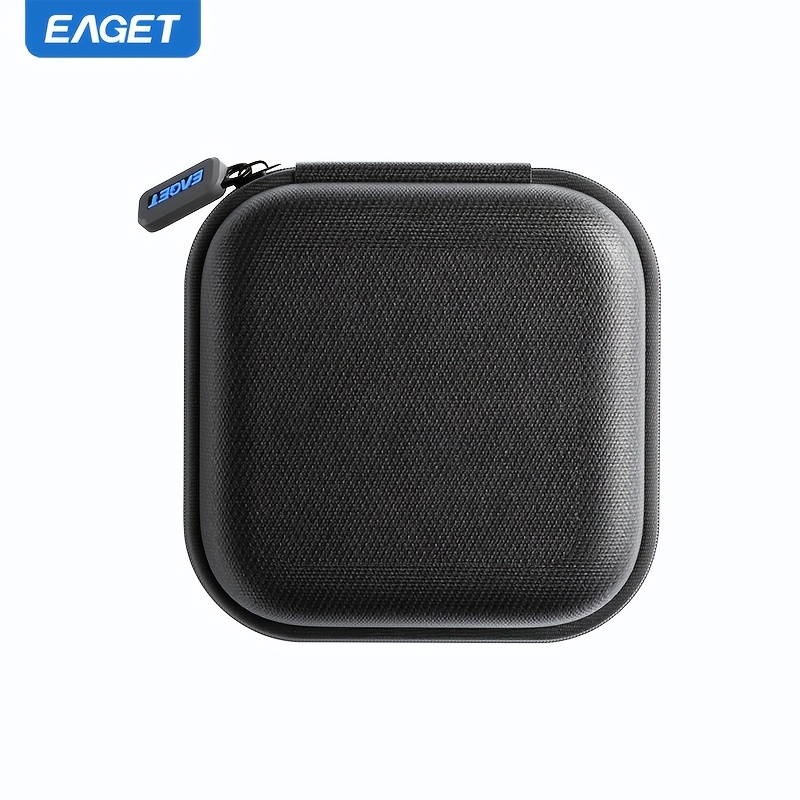 E-shop EAGET Kompakte EVA Reißverschluss-Aufbewahrungstasche - Leichter Reiseorganizer für Kabel, Kopfhörer & Zubehör, Multifunktional mit Großem