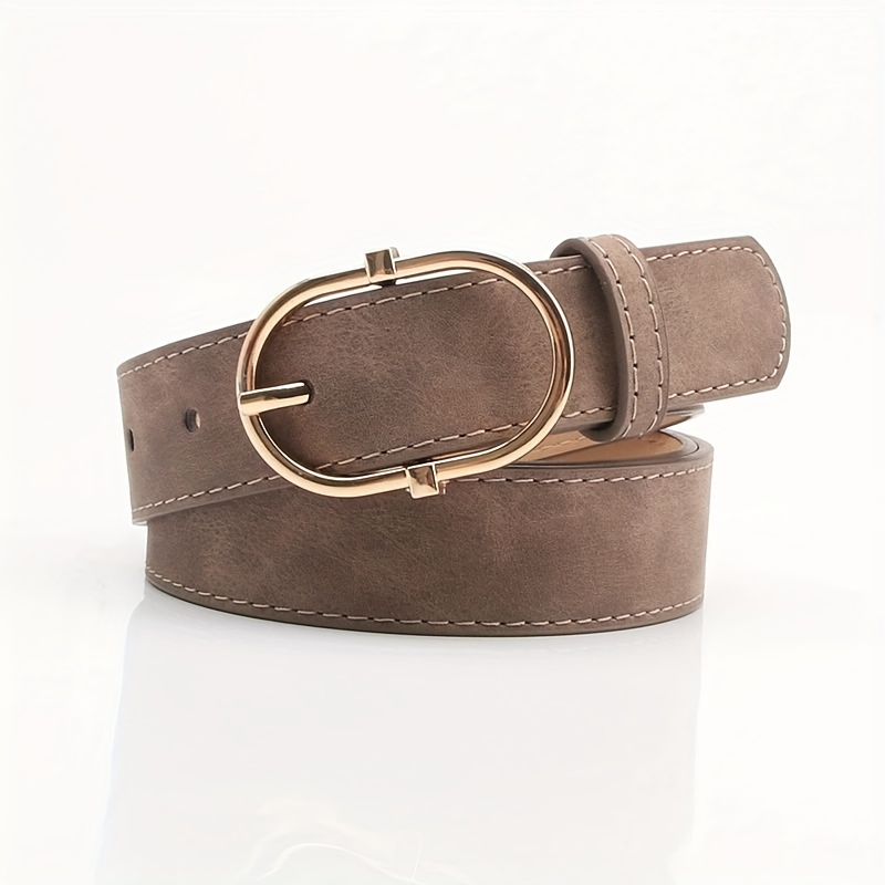 Image of New Women's Belt Alloy Pin Soft And Comfortable Jeans Belt Women's Clothing Matching Belt