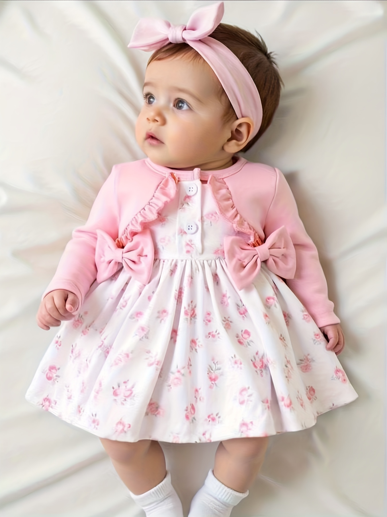 navy blue dress for baby girl Newborn Party Little Princess Baby Dress Christmas Birthday Gift Kids  Clothes US main image 1