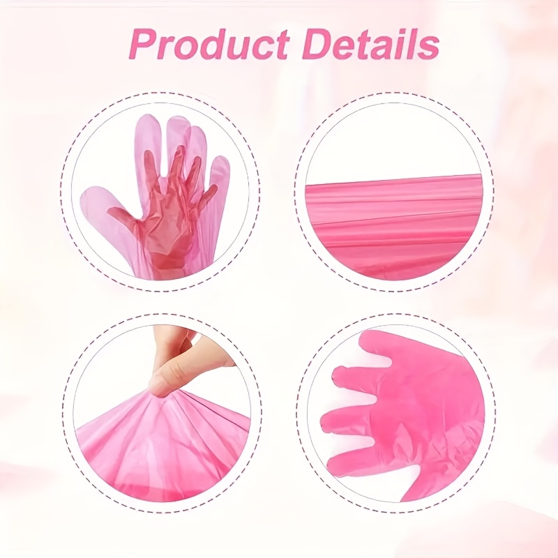 Long Disposable Gloves, 9pcs Shoulder-Length