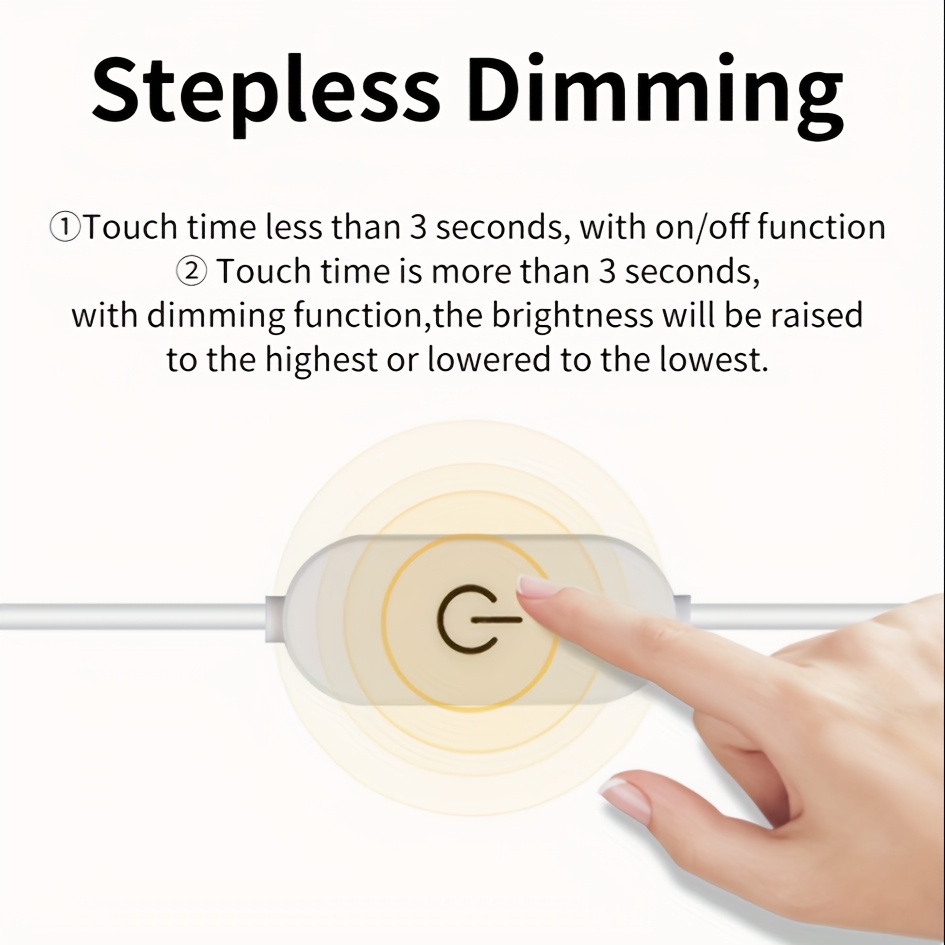 Tira de luz LED de neón inteligente con control táctil, blanco cálido/blanco, 100.0 cm/200.0 cm/299.97 cm/5.0 metros, alimentación por USB, regulable, para bricolaje, flexible y cortable, apta para uso interior/exterior, espejos, televisores, computadoras, armarios, escaleras, decoraciones de fiesta - Imagen 11