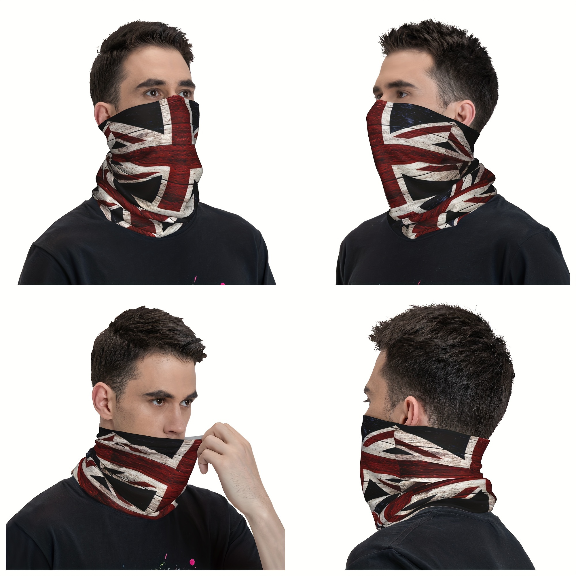 Muti-use Neck Gaiter UV Protection Face Mask Scarf Breathable Bandana  Balaclava