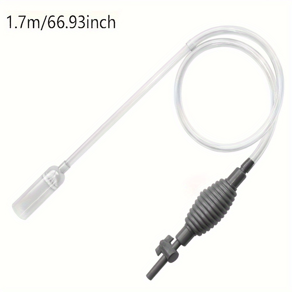 Aquarium Water Changer Siphon Vacuum Cleaner With Outlet Valve, For Cleaning Gravel And Sand In Fish Tanks