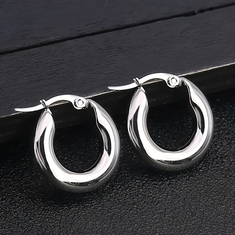 

Earrings With High-end Design And Unique Style, Made Of High-quality Titanium Steel, Perfect For Daily Wear Or As A Gift For Special Occasions