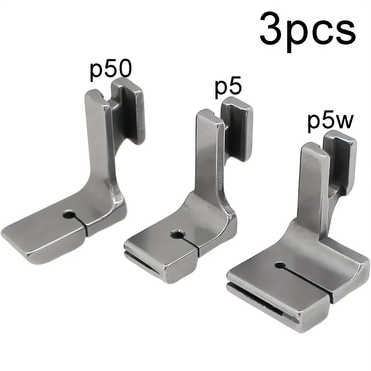 3pcs Gathering Pleated/shirring Presser Foot #p5 P50 P5w For Industrial Sewing Machine Brother