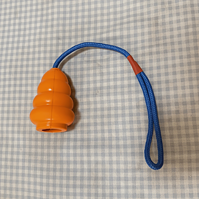 TEMU Jouet à mâcher pour chien en caoutchouc naturel non , un jouet interactif auto-divertissant et nettoyant les dents