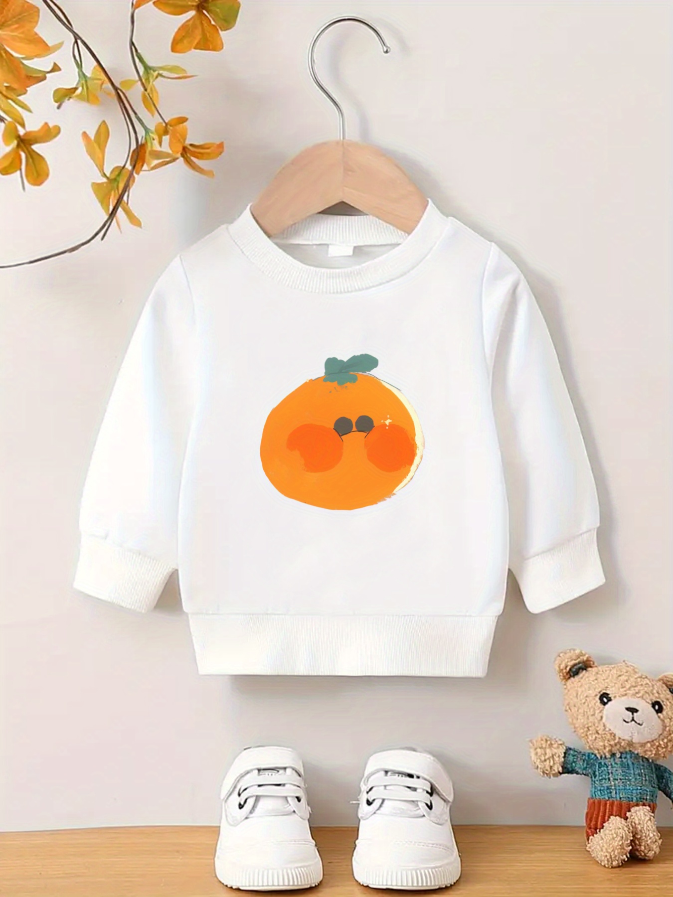 JinBei Sweatshirt For Baby Girls Children Sweater T-Shirt Long Sleeve Casual Cotton Cute Cartoon Animal Tops, T-Shirts Toddler Clothes Winter Autumn Spring Age 2 3 4 5 6 7 Years, Bee flower