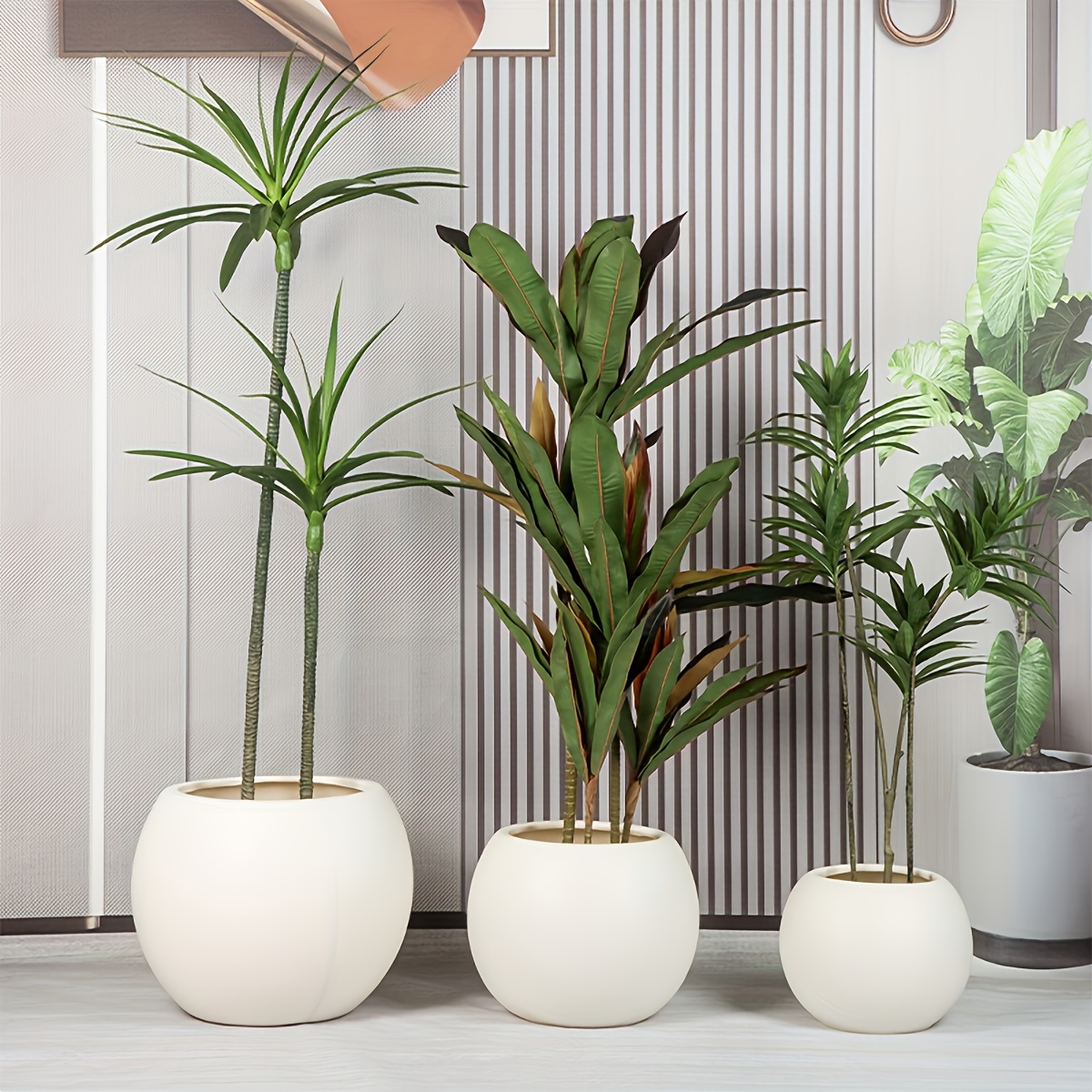 1pc minimalist lightweight modern spherical plastic planter - Temu