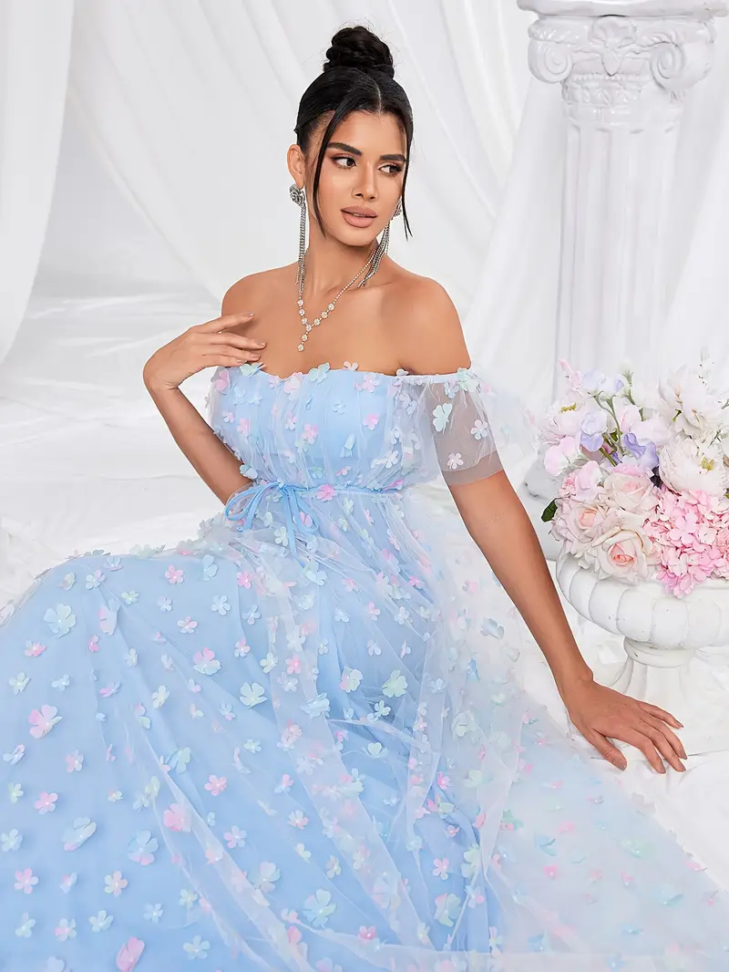 women's elegant shoulder formal dress lightweight a line - Temu South Africa