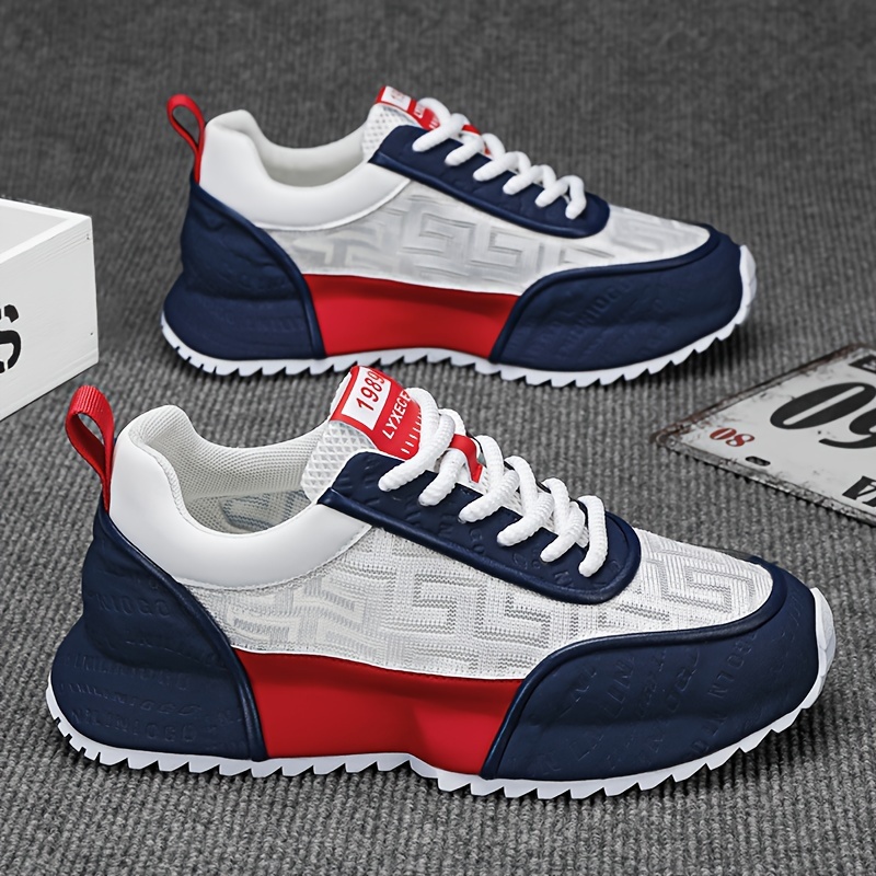 

Men' Sneakers - Slip-resistant, Casual , Lace-up, Breathable Fabric & Pvc Sole