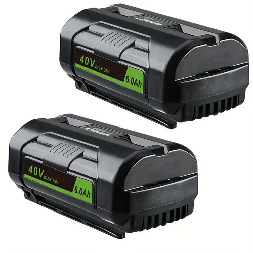 2 packs op4060a 6 0ah 40v battery replacement for ryobi 40v rbl1820g battery op4040a op4026 op4030a op4050a op4060a1 backup 40v battery compatible for ryobi 40 cordless power tools