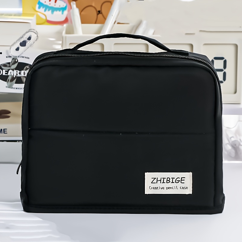 TEMU Zhibige Case: Large Capacity Desk Organizer For Pens, Pencils, And Markers - Office Or School