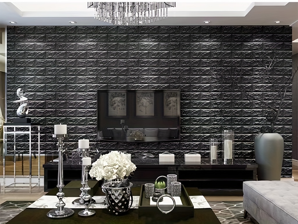 peel pattern wallpaper easy diy self 3mm thick living room bedroom balcony warehouse indoor decor 70cm x 500 1000cm details 9
