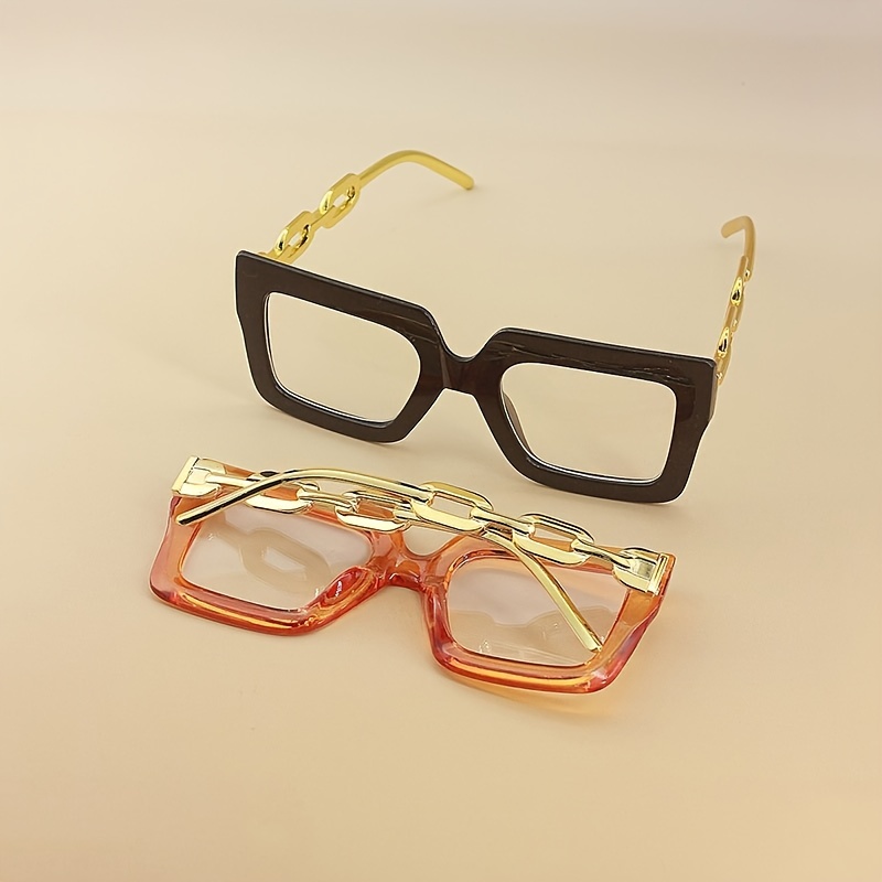 unidades gafas cuadradas mujer lentes bloqueadoras luz Temu