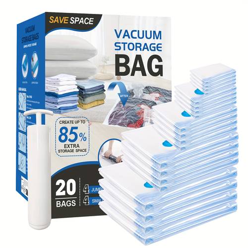 jumbo vacuum storage bags vacuum seal bags for clothing saver bags for pillows comforters blankets bedding 4pcs 8pcs 10pcs 12pcs 20pcs 30pcs