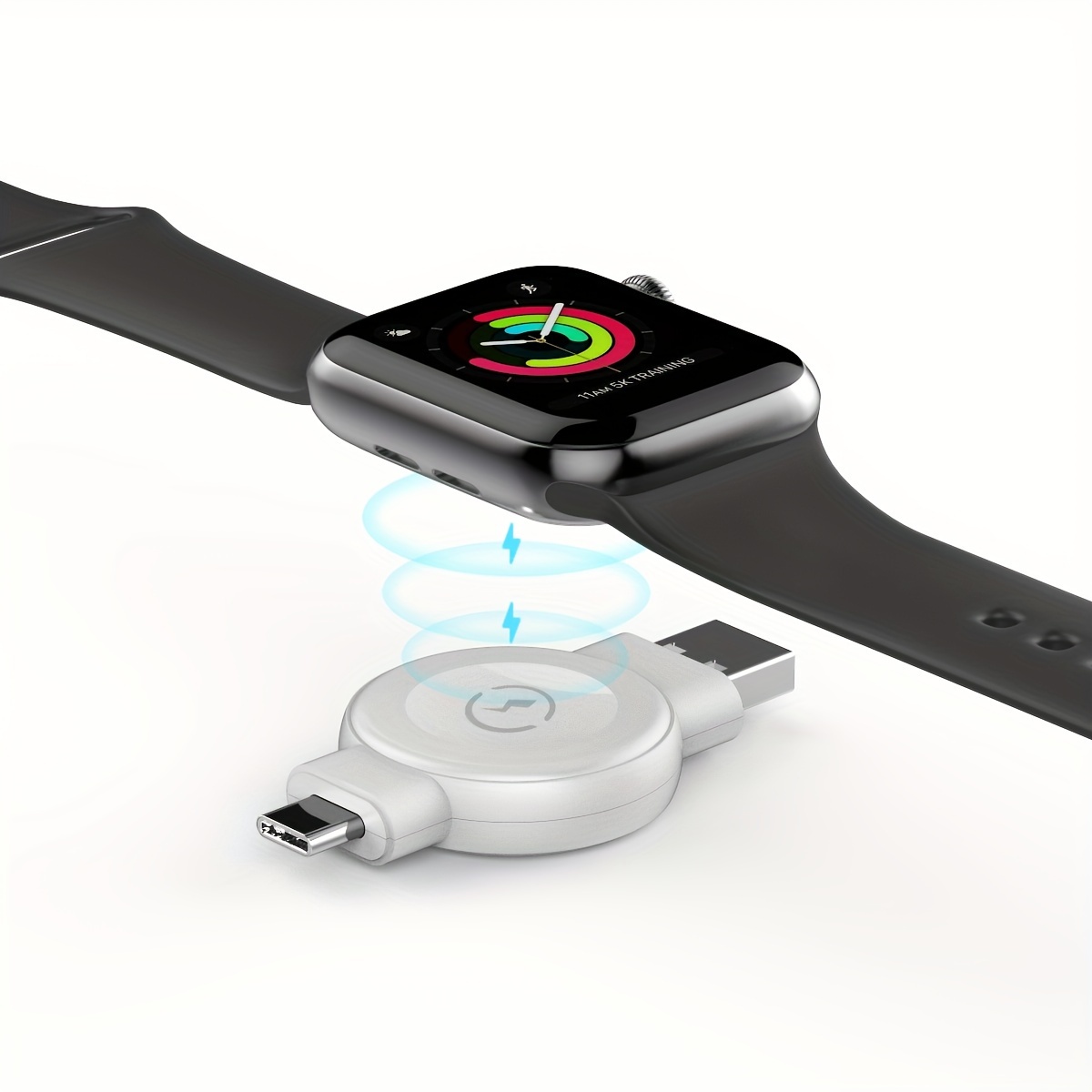 Comprar Cargador portátil para iWatch, carga USB inalámbrica de viaje para Apple  Watch 4, 3, 2, 1, cargador de viaje