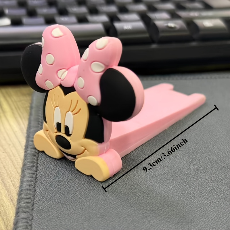 E-shop Türstopper – Rosa Minnie Silikon-Türkeil, Cartoon-Türkeil, geeignet für Zuhause, Schlafzimmer, Büro als rutschfester, stoßfester Türstopper,