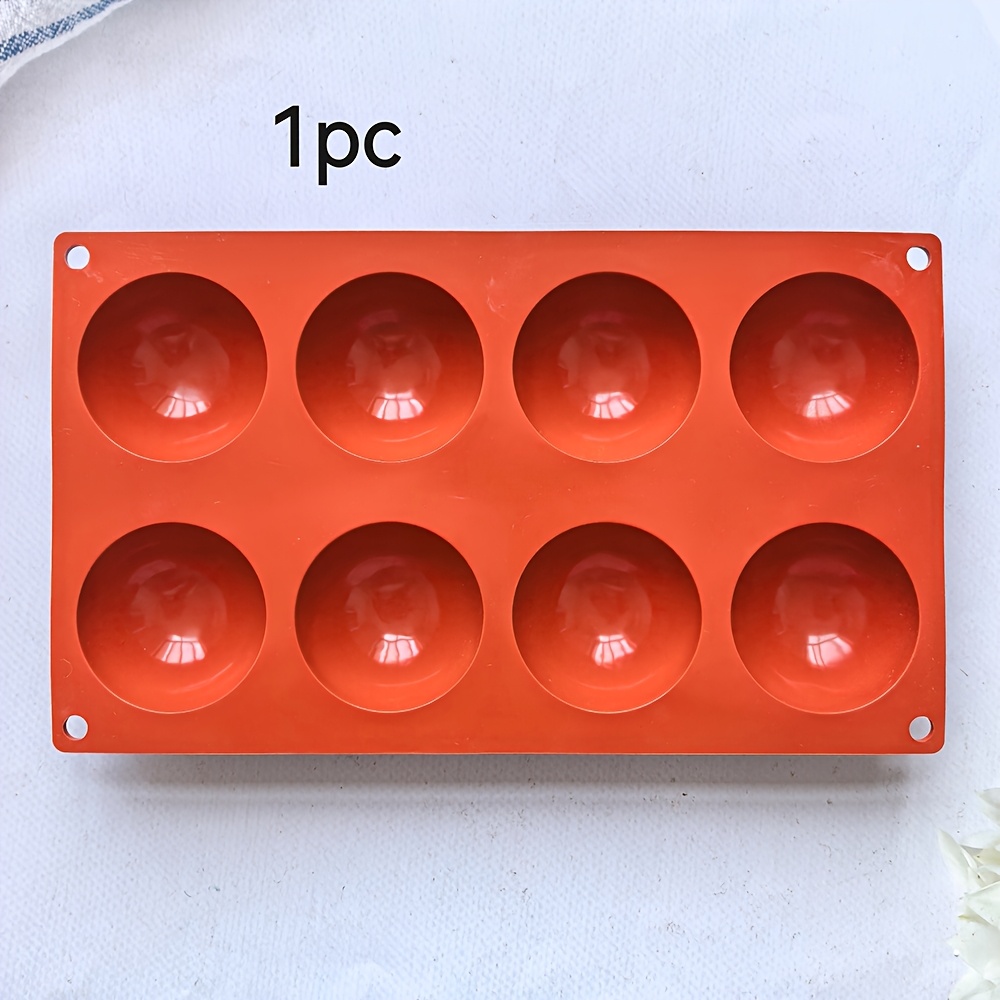 TEMU 1pc Large Shaped Chocolate Silicone Mold Cube Of Ice Cookie Pudding Dessert Mold Cake Decoration Baking Mold