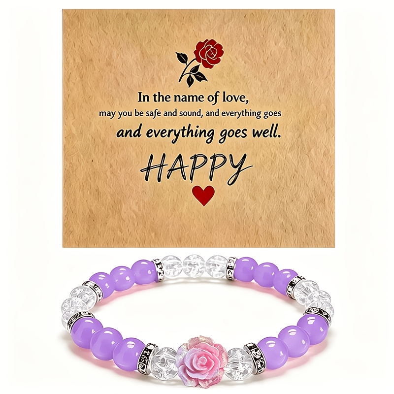Exquisite Premium Rose Bracelet, Light Luxury Gift