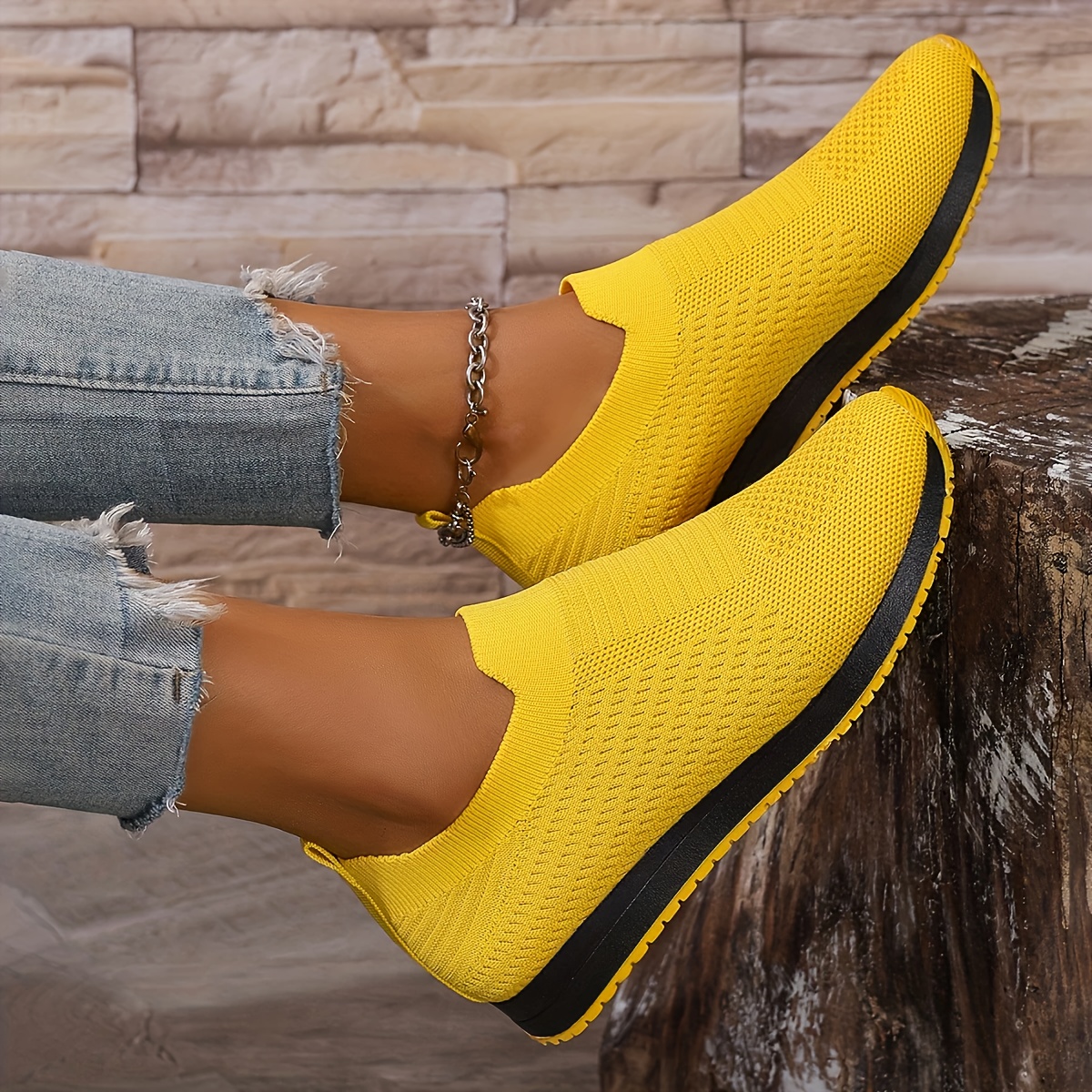 zapatillas mujer slip on transpirable parte Temu Spain