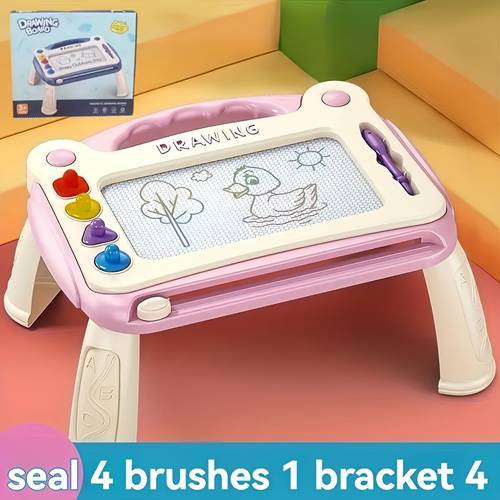 drawing board toy toy perfect birthday gift for boys and girls gift 4 and 1 paintbrush and 4 panel stand 4 and 1 paintbrush and 6 panel stand 4 and 1 paintbrush