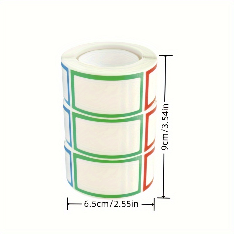 Self adhesive Paper Name Label Stickers 750 Total Labels Temu