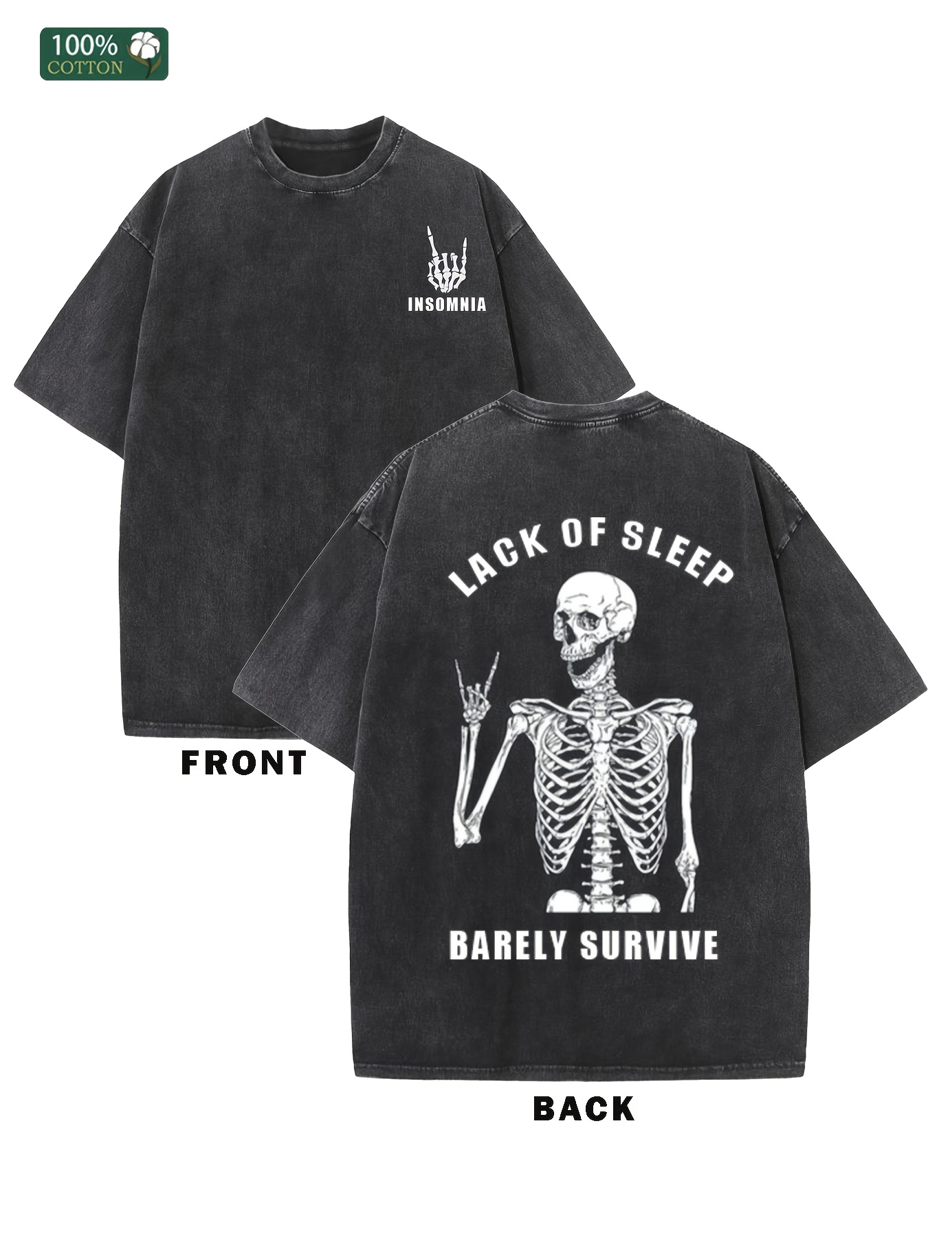 black baggy top