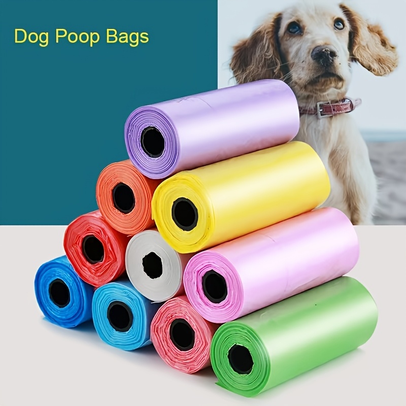 

5/10 Rolls Of Random Color Plastic Bags Mini Portable Tear-off Pet Trash Bags Bags Suitable For Cats And Dogs, Suitable For Home And Outdoor Use