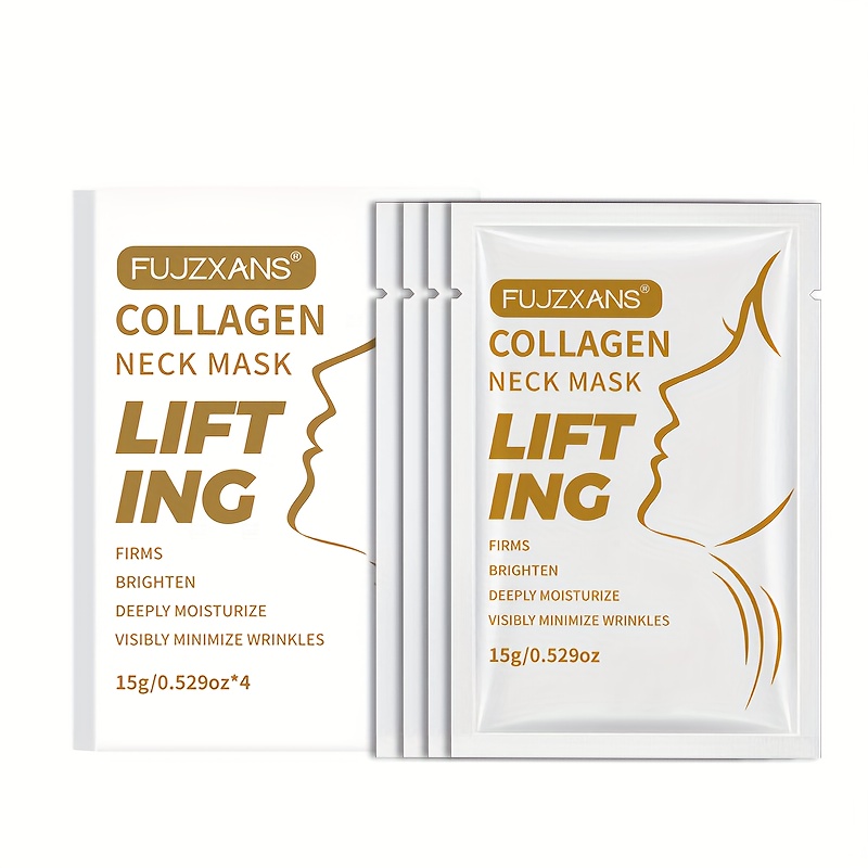 The And Brightening Collagen Neck Mask Becomes With Each Application, Absorption. It And Lifts The Neck Skin, Hydrates, And The Of Wrinkles On The Neck