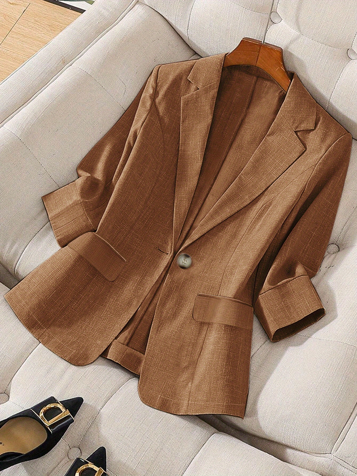 hot elegant womens thin   fashionable   versatile style suitable for spring autumn office wear
